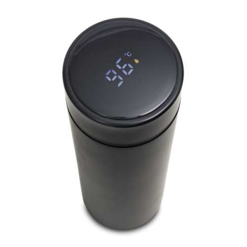 Przejdź do produktu Kubek termiczny z termometrem Falco 420 ml, czarny R08257.02