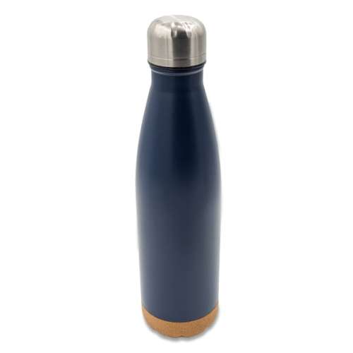 Przejdź do produktu Butelka termiczna z korkowym spodem Jowi 500 ml, granatowy R08445.42