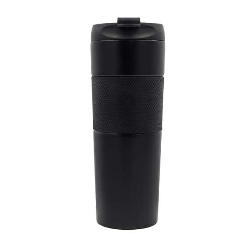 Przejdź do produktu Kubek termiczny z french press Aspet 450 ml, czarny R08191.02