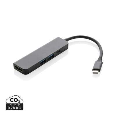 Przejdź do produktu Hub USB 3.0 i USB typu C Terra, wejście HDMI 4K, RABS P308.652