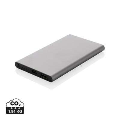 Przejdź do produktu Power bank 4000 mAh z aluminium z recyklingu P322.420