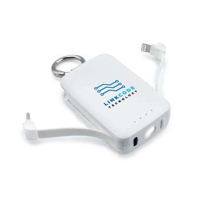 Przejdź do produktu Power bank 4000 mAh, karabińczyk i lampka 1W | Dimetrice VA109-02