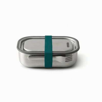 Przejdź do produktu Duże pudełko śniadaniowe ze stali nierdzewnej 3 w 1 Black+Blum P439.0033