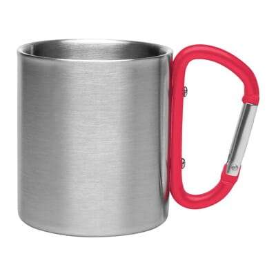Przejdź do produktu Metalowy kubek 210 ml z karabińczykiem | Easton V8437-05