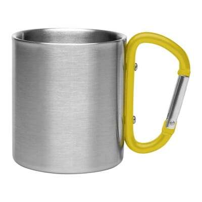 Przejdź do produktu Metalowy kubek 210 ml z karabińczykiem | Easton V8437-08