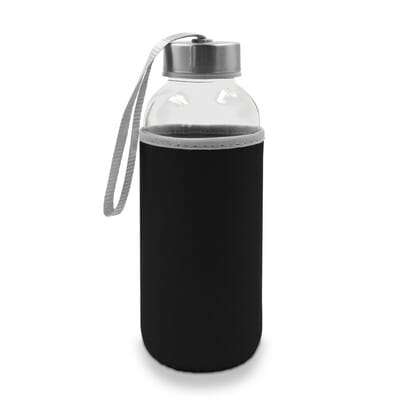 Przejdź do produktu Szklana butelka 420 ml w pokrowcu | Bob V0462-03