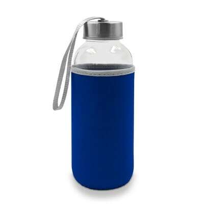 Przejdź do produktu Szklana butelka 420 ml w pokrowcu | Bob V0462-04