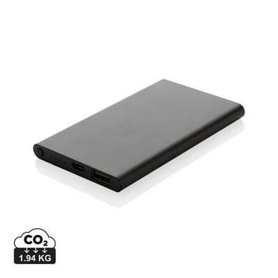 Przejdź do produktu Power bank 4000 mAh z aluminium z recyklingu P322.421
