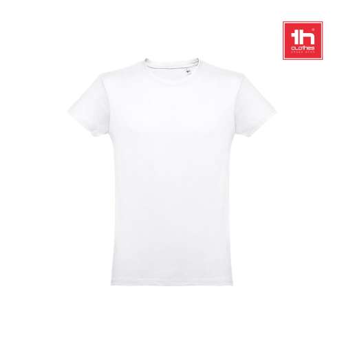 Przejdź do produktu THC LUANDA WH. T-shirt męski z bawełny rurkowej. Kolor biały 30101