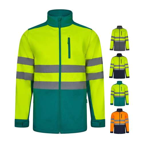 Przejdź do produktu VL HESTIA LARGE. Dwukolorowa kurtka soft shell (280 g/m²), z polarową podszewką i membraną TPU, z poliestru (96%) i elastanu (4%) 36145
