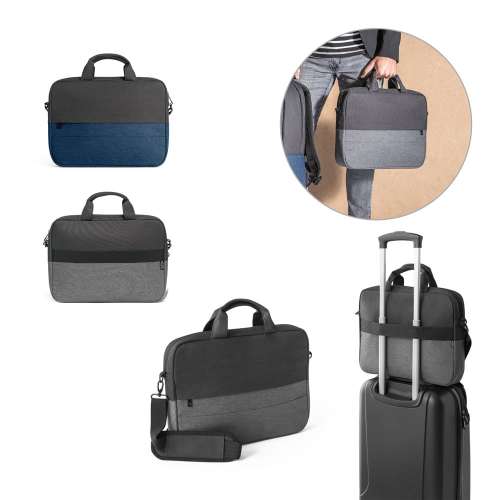 Przejdź do produktu GENOA. Wyściełana torba na laptopa z recyklingowanego poliestru 600D o wysokiej gęstości 15” 92086