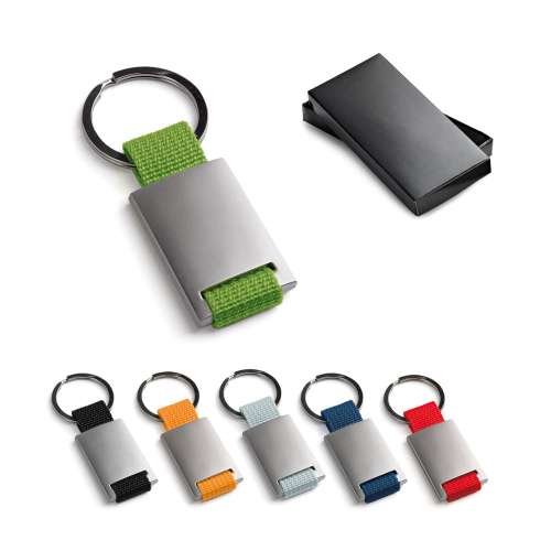 Przejdź do produktu GRIPITCH. Brelok do kluczy wykonany z metalu i taśmy 93077