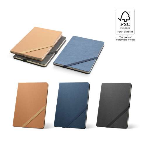Przejdź do produktu HUXLEY. Notatnik A5 z twardą okładką, wykonany z wodoodpornego papieru 93338