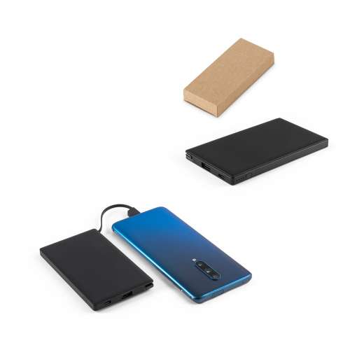 Przejdź do produktu WIGNER. Power bank 4.000 mAh wykonany w ABS pochodzącego z recyklingu (100% rABS) 97163