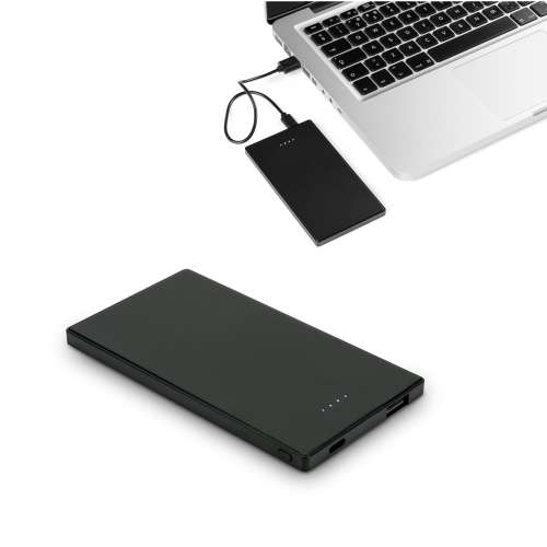 Przejdź do produktu DENNING. Smukły power bank ze stali nierdzewnej o pojemności 5000 mAh 97184