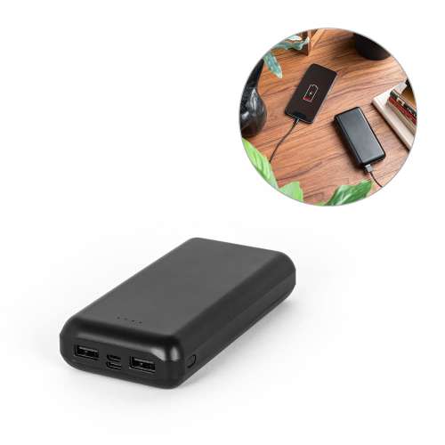 Przejdź do produktu LEAKEY 20. Power bank 20'000 mAh wykonany w ABS pochodzącego z recyklingu (100% rABS) 97199