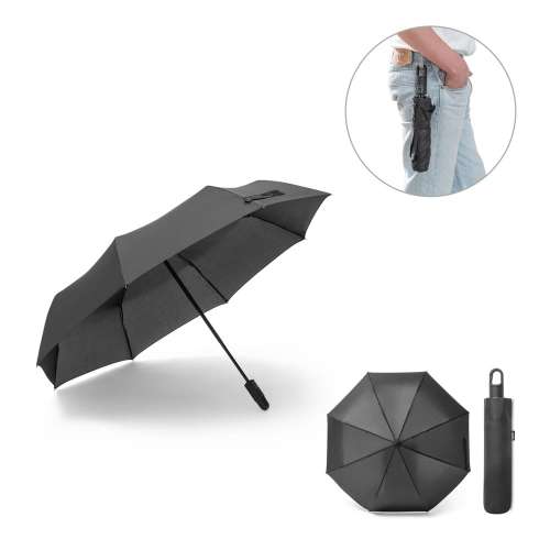Przejdź do produktu GUSTAVO. Parasol poliestru pochodzącego (100% rPET) 190T pongee z automatycznym otwieraniem i zamykaniem 99095