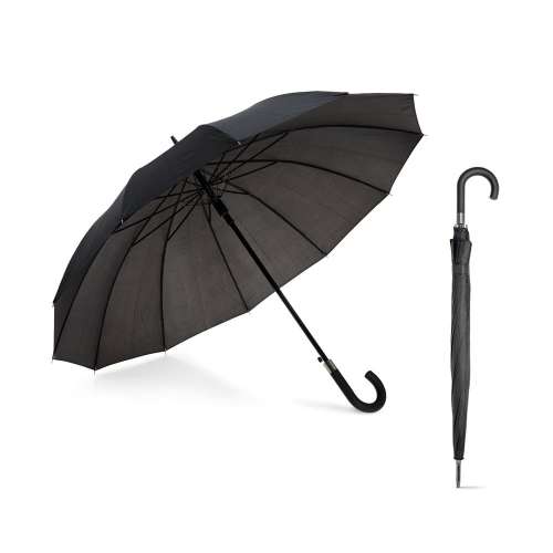 Przejdź do produktu GUIL. Parasol z 12 drążkami wykonany z poliestru 190T z automatycznym otwieraniem 99126