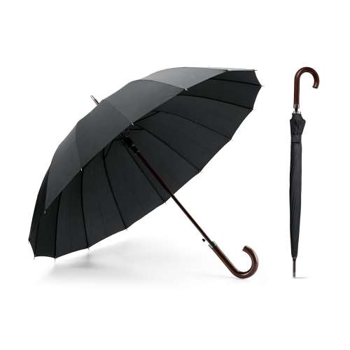 Przejdź do produktu HEDI. Parasol z 16 drążkami wykonany z 190T pongee z automatycznym otwieraniem 99136