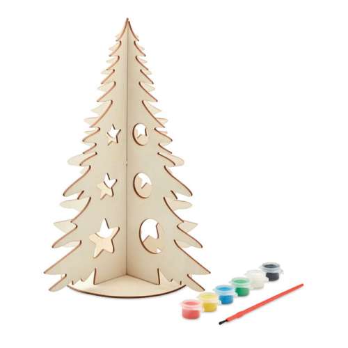 Przejdź do produktu Drewniana choinka DIY TREE AND PAINT CX1493-40