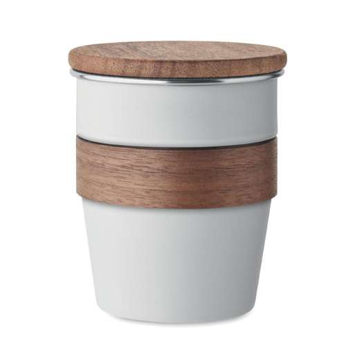 Przejdź do produktu Kubek z pojedynczą ścianką 350 WALNUT MO2322-06
