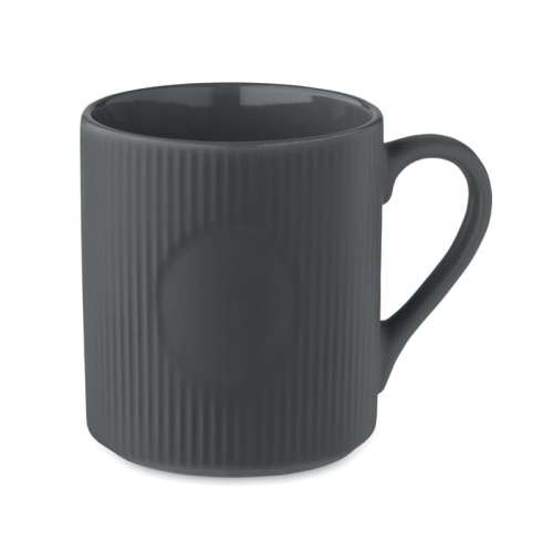 Przejdź do produktu Kubek ceramiczny w prążki 340 m RIBMUG MO2397-15