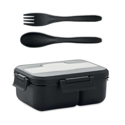 Przejdź do produktu Lunch box ze sztućcami z PP MAKAN MO6646-03