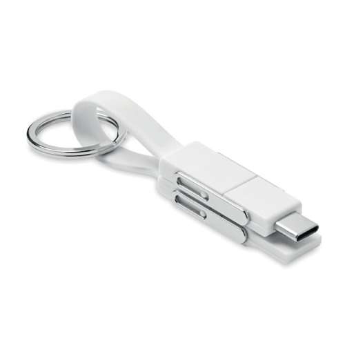 Przejdź do produktu Brelok z kablem ładującym 4w1 KEY C MO6820-06