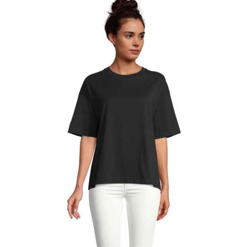Przejdź do produktu BOXY WOMEN T-SHIRT OVERSIZE BOXY MEN S03807-DB-L