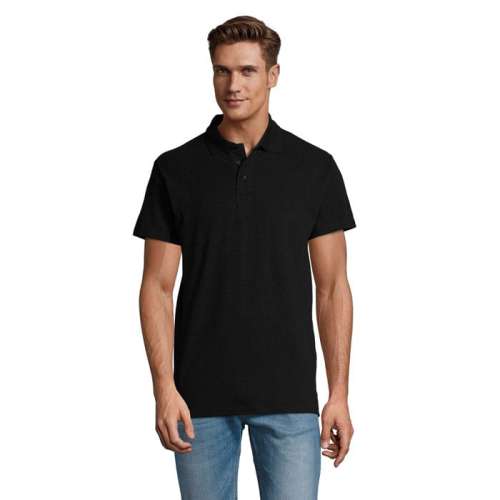 Przejdź do produktu SPRING II MEN Polo 210g SPRING II S11362-BK-L