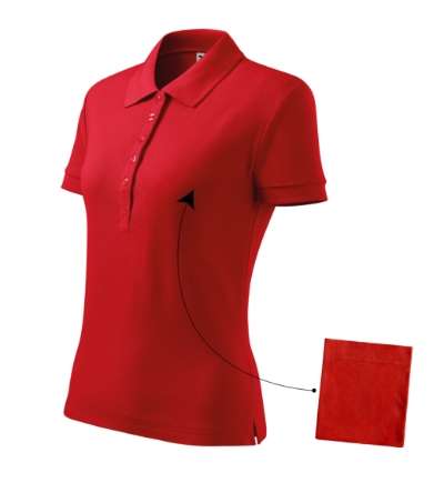 Przejdź do produktu Cotton 213 Koszulka polo damska czerwony M2-2130715