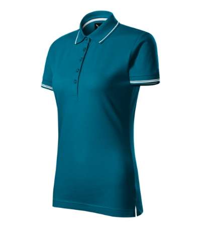 Przejdź do produktu Perfection plain 253 Koszulka polo damska petrol blue M2-2539315