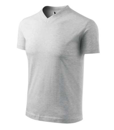 Przejdź do produktu V-neck 102 Koszulka unisex jasnoszary melanż M2-1020315
