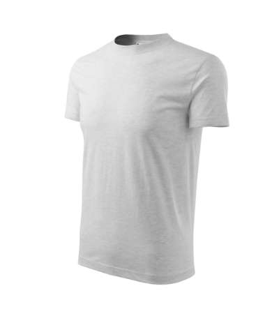 Przejdź do produktu Basic 138 Koszulka dziecięca jasnoszary melanż M2-1380309