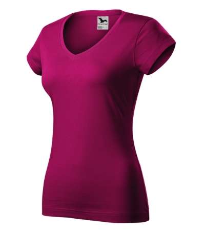 Przejdź do produktu Fit V-neck 162 Koszulka damska fuchsia red M2-1624915