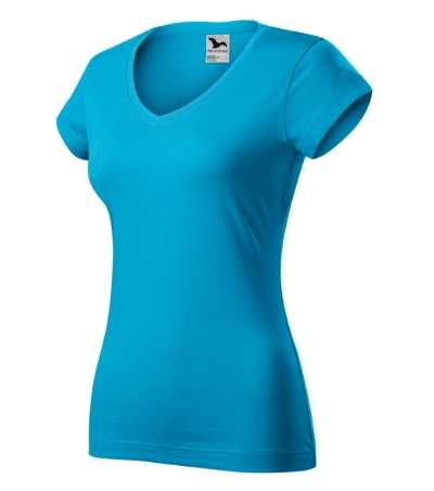 Przejdź do produktu Fit V-neck 162 Koszulka damska turkus M2-1624415