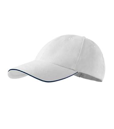 Przejdź do produktu Sandwich 6P 306 Czapka unisex biały nastawialna M2-3060000