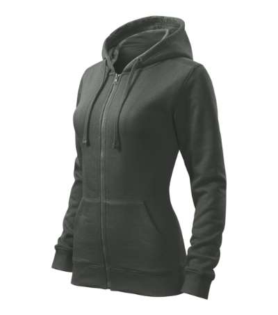 Przejdź do produktu Trendy Zipper 411 Bluza damska ciemny khaki M2-4116715