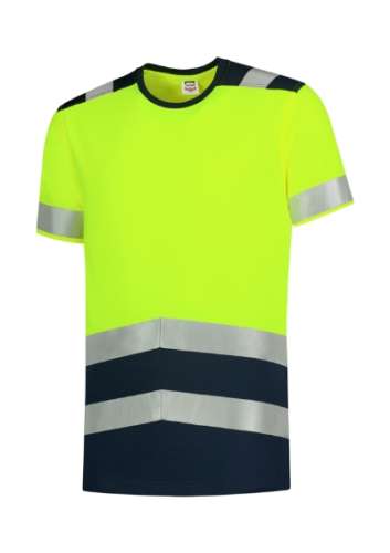 Przejdź do produktu T-Shirt High Vis Bicolor T01 Koszulka unisex fluorescencyjny żółty M2-T019715