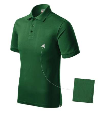 Przejdź do produktu Resist Heavy Polo R20 Koszulka polo męska zieleń butelkowa M2-R200615
