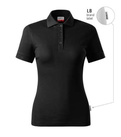 Przejdź do produktu Resist Heavy Polo R21 Koszulka polo damska czarny 01 (brand label) M2-R21LB15