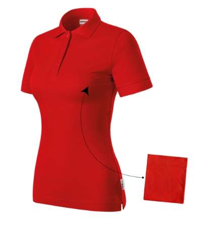 Przejdź do produktu Resist Heavy Polo R21 Koszulka polo damska czerwony M2-R210715