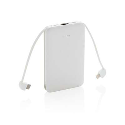 Przejdź do produktu Power bank 5000 mAh, zintegrowany kabel 3 w 1 P322.083
