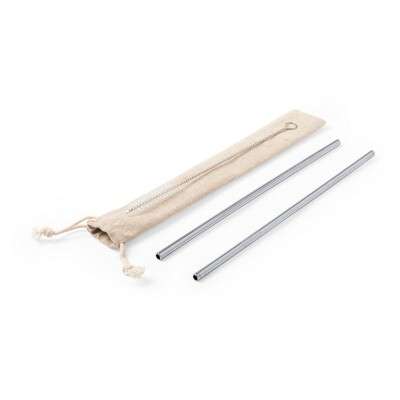 Przejdź do produktu Zestaw słomek wielokrotnego użytku, 2 szt. z czyścikiem V8803/A-32