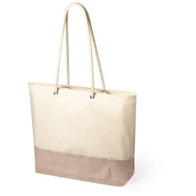Przejdź do produktu Torba bawełniana, elementy z juty V8185-20