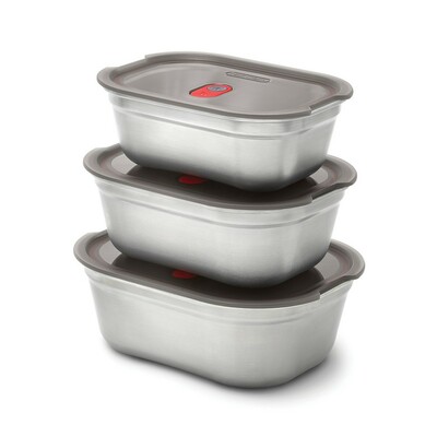 Przejdź do produktu Zestaw pudełek śniadaniowych 3 el. Black+Blum P439.2102