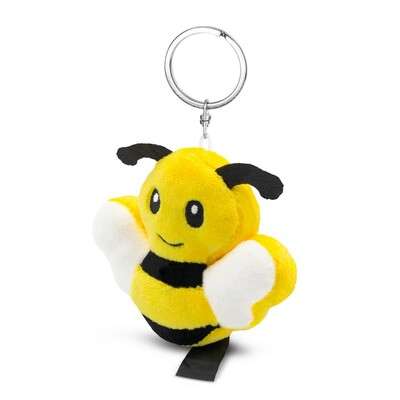 Przejdź do produktu Pluszowa pszczoła RPET, brelok | Miro HE851-08