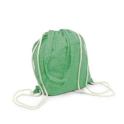 Przejdź do produktu Worek ze sznurkiem i torba na zakupy z bawełny z recyklingu, 2 w 1 | Jamarion V2149-06