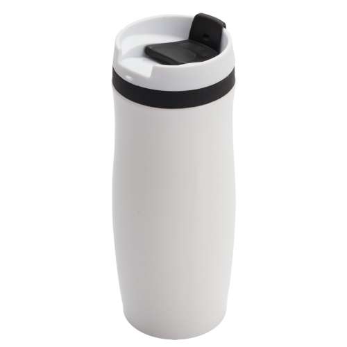 Przejdź do produktu Kubek termiczny Viki 390 ml, czarny/biały R08336.02.O