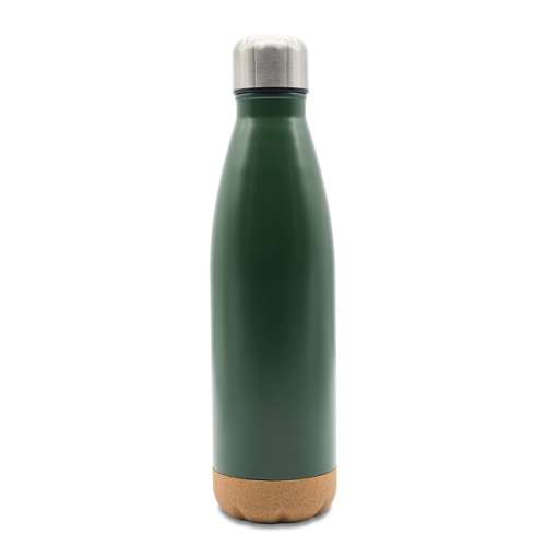 Przejdź do produktu Butelka termiczna z korkowym spodem Jowi 500 ml, ciemny zielony R08445.51